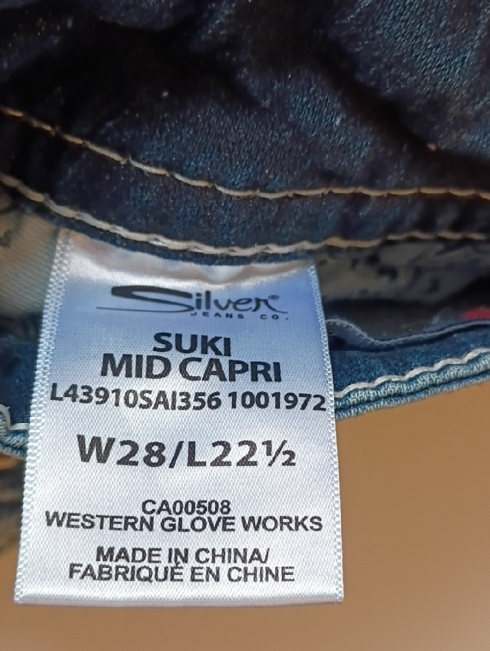 Silver Jeans Boot Cut Jeans in Washed Blue Denim - Picture 2 of 4